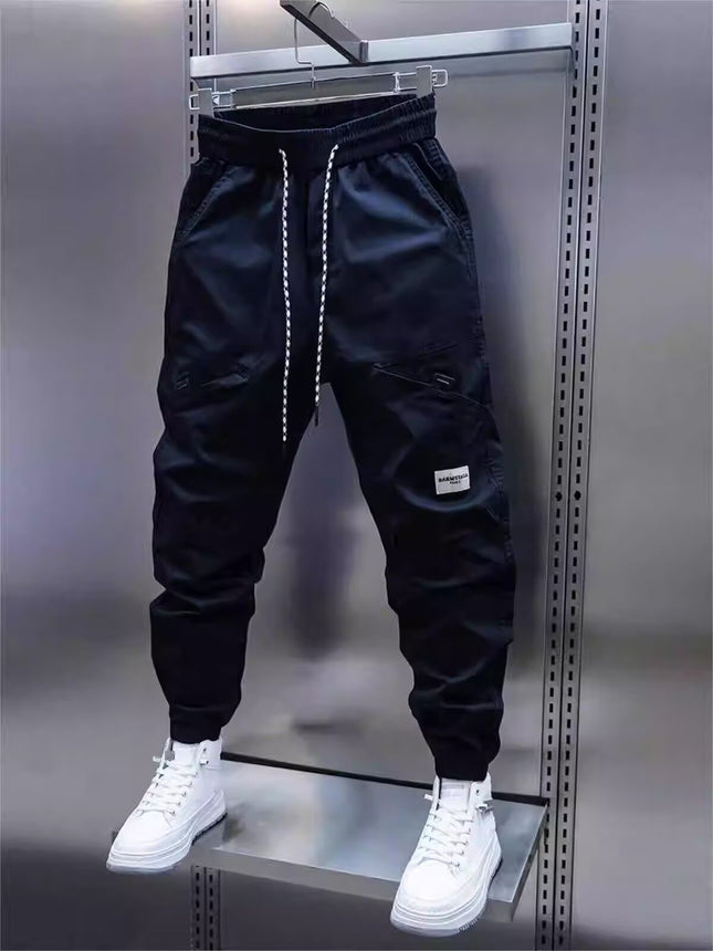 Men's 2025 Daily Simple Workwear Casual Pants Summer Loose Leggings Trendy Nine-Point Pants Casual Pants