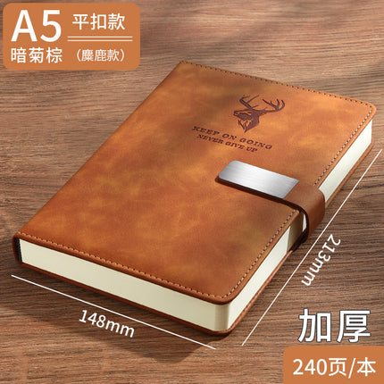a5 Notebook customized skin feeling large notebook thickened notepad wholesale extra thick business diary b5 customized logo