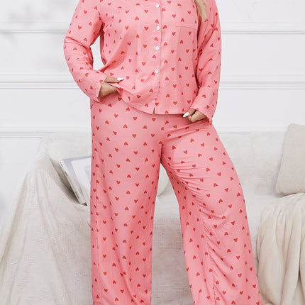 Cross-border foreign trade wholesale plus size new floral long sleeve pajamas suit girls sweet high-end home clothes pajamas