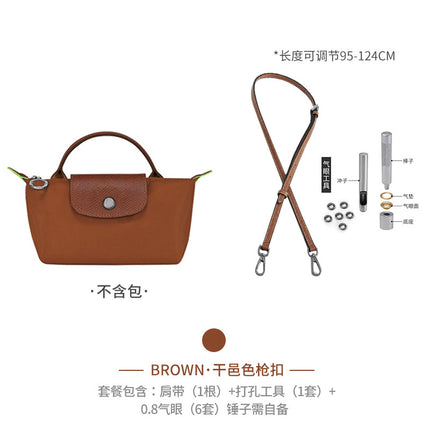 Xinyu craftsman Longxiang mini bag shoulder strap longcham Longxiang mini dumpling bag modification bag with accessories p