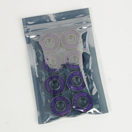 Double row skate wheels 608RS bearing silent skateboard roller skates universal chrome steel high speed color roller