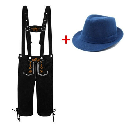 Foreign Trade Wish Hot Sale Adult Men's Beer Pants Hat suit Germany Oktoberfest Clothing Men's Clothing