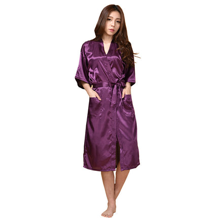 Bronzing Printing Mother of the Bride Long Cardigan Gown Bride Mother Wedding Makeup Morning Gown