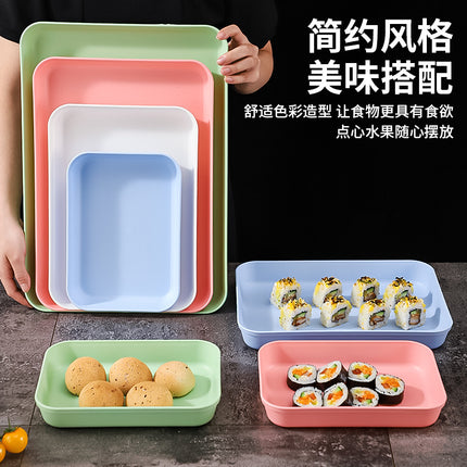 Commercial Deepening Tray Rectangular Kindergarten Plastic Storage Tray for Hot Pot Food Preparation Tray with Marinated Flavor Marinated Dishes Display Tray