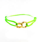 Green rope + gold accessories