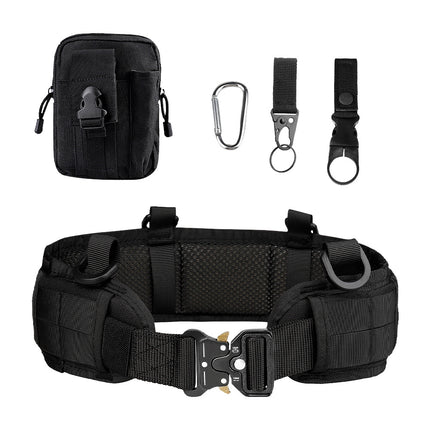 Cross-Border Cobra Buckle Tactical Waist Belt Set Outdoor Multi-Functional Nylon Quick-Release Belt Real-Life Cs Outer Belt