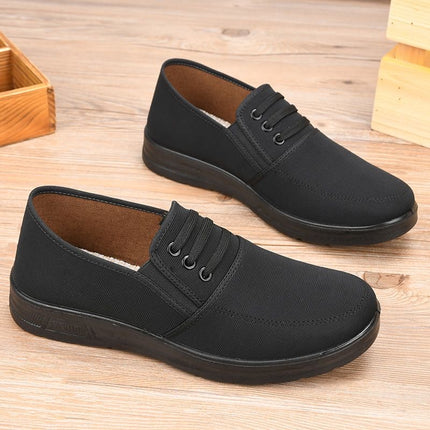 Wholesale and retail old Beijing cloth shoes a pedal dad shoes non-slip wear-resistant casual work shoes breathable lightweight cloth shoes