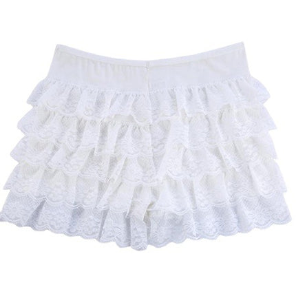 Korean style summer thin lace stitching safety culottes anti-exposure women's three-point insurance pants leggings insurance shorts