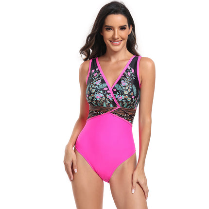 2024 One-Piece Swimsuit for Women, European and American Style, Sexy Bikini Swimwear, Beach Dress Cover-Up Set, in Stock Wholesale One-Piece