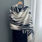 Jacquard satin sf vertical stripes