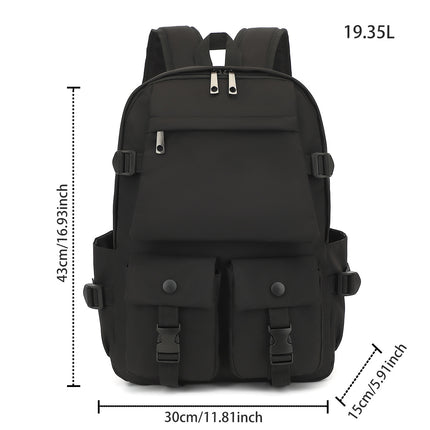 Travel Large Capacity 16-inch Backpack for High School Students Computer Backpack All-match Senior high school Schoolbag for Junior High School Students and College Students