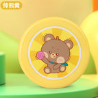Handsome bear yellow frisbee (opp bag)