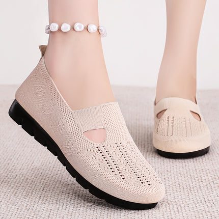 Women's New Breathable Clogs Cross-Border Dropshipping Large Size Women's Shoes Slip-On Casual Comfortable Soft-Soled Mom Shoes