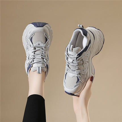 (Out-Of-Stock Items Cannot Be Replenished) Thick-Soled Trendy Dad Shoes for Women, New Spring/Summer Sports Casual Versatile Sneakers