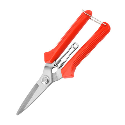 Factory Straight Hair Keel Stainless Steel Scissors Branch Shears Iron Shears Lightweight Sharp Industrial Electronic Wire Scissors