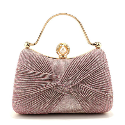 Cross-Border Popular Exquisite Evening Bags, Hand-Held, Fashionable and Versatile, Suitable for European and American Socialites, Elegant for Proms and Wedding Dresses