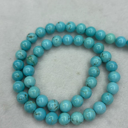 Turquoise Round Beads White Pine Blue Pine Burst Loose Beads DIY Mini Beads Millet Beads Necklace Bracelet Accessories