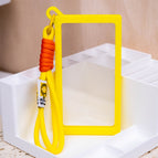 Ticket stub case + lanyard yellow