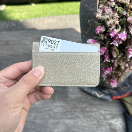 Cross-Border Foreign Trade New Genuine Leather Multi-Ring Binder Mirror Window Small Card Holder First Layer Cowhide Card Bag Document Storage Card Album Card Holder