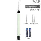 Battery silicone luminous ear spoon