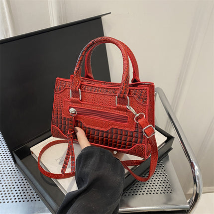 Niche Design High-End Bags for Women 2025 New British Retro Motorcycle Exquisite Small Square Bag Versatile Crossbody Bag