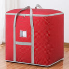 Juneng clothing/thick oxford cloth/strong load-bearing / Double layer thickening 170l-burgundy polka dot [60*55*45cm]