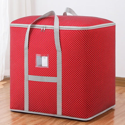 Quilt Storage Bag, Extra Large Capacity, Thickeneded Oxford Cloth, Special Moving, Packing and Organizing Woven Bag for Quilts and Clothing
