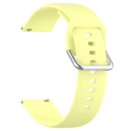 Suitable for Xplora X6 Play Children's Watch Silicone Strap Sports Wristband 20mm Silver Buckle