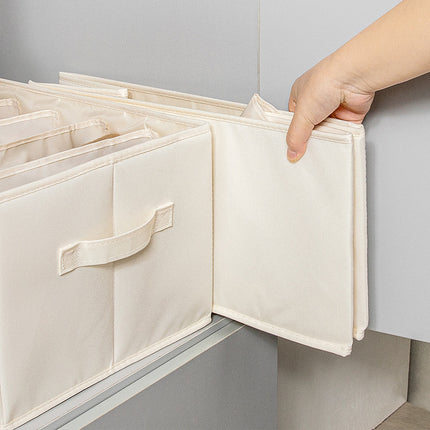 Pants Clothes Storage Artifact Partition Box Jeans Partition Organizer Bag Household Wardrobe Layered Clothes Stacking Box