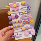 Resin purple hairpins [14 sets]