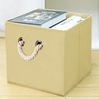(hemp rope style) khaki color without cover / Large size (28*28*28cm)