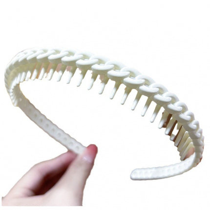 Headband for Women in Summer, Anti-Slip Special Headband for Face Washing, Toothed Hairpin, 2025 New Style Hairpin, Hair Bundle Headwear