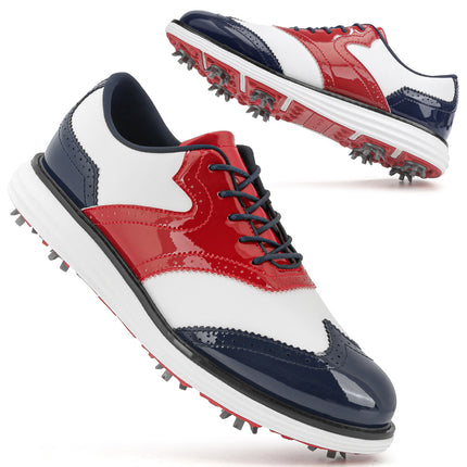 New Spiked and Non-Spiked Professional Bottom Golf Shoes, Leather Shoes, Outdoor Training Shoes, Wear-Resistant and Non-Slip Sports Shoes