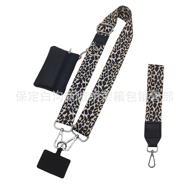 Cross-border hot-selling mobile phone strap with change small bag detachable extended bag with adjustable replacement bag strap wholesale