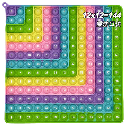 1-12 Multiplication and Addition Learning Recitation Artifact Mathematical Thinking Training Board Educational Science and Education Toy Model