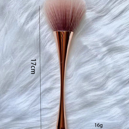 Source Manufacturer Golden Small Waist Blush Brush Loose Powder Brush Super Large Soft Hair Powder Makeup