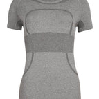 Yarn-dyed gray short sleeves / 2=S