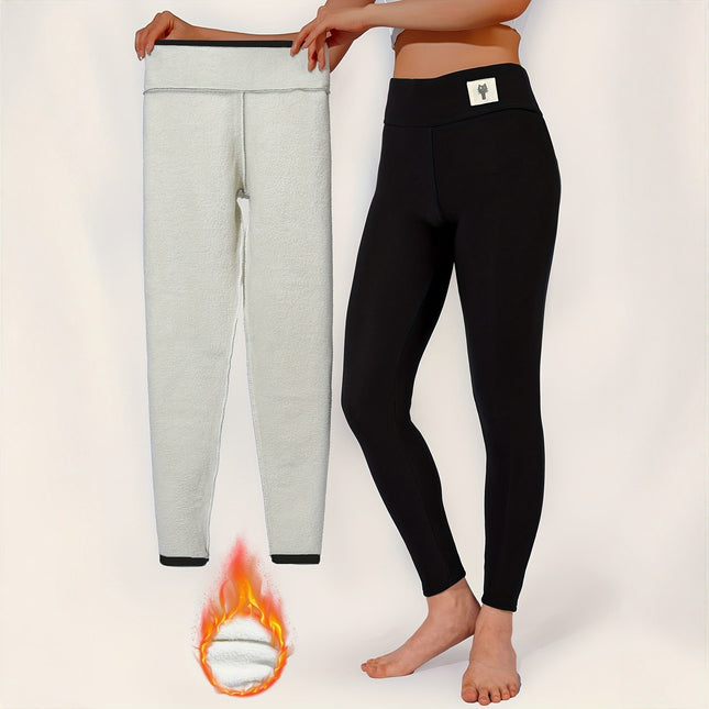 Aliexpress Xiyin Popular Women's High-Waisted Embroidered Cat Fleece-Lined Leggings Autumn and Winter Running and Cycling Leggings