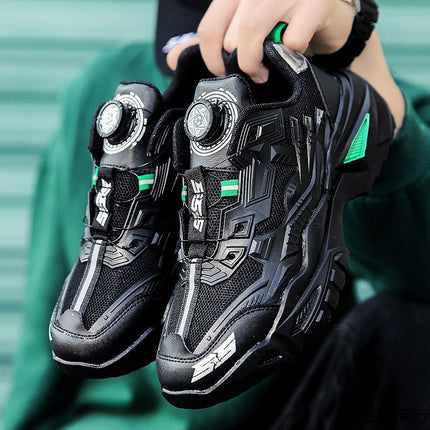 Sports Shoes Shoes Men's 2025 Autum Men's Thick-Soled Sports and Leisure Popular Trbottomy Brand Hong Kong Style Shoes