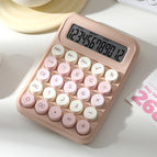High-performance financial calculator - silent model 817s - latte
