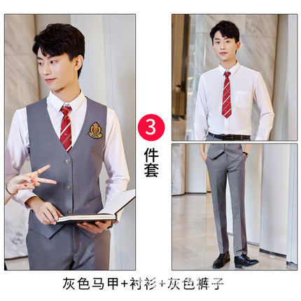Teachers' Work Clothes Autumn and Winter Kindergarten Teachers' Clothes Vocational suit Teachers' Interview Clothing Women's Clothing British Style Art School Fun