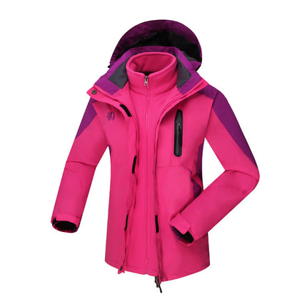 Xizang charge clothing three-in-one two-piece women's men's charge clothing outdoor leisure travel mountaineering clothing manufacturers
