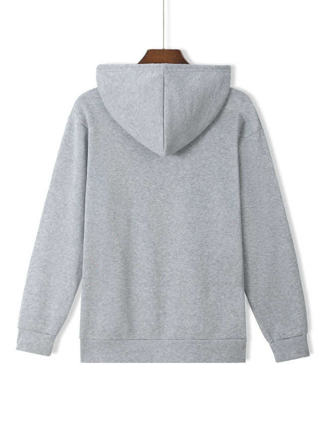 Fashion Joker Hoodie College Style Alphabet Print