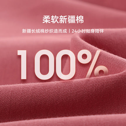 Pajamas for Women with Breast Pads, Summer Pure Cotton Short-Sleeved Cropped Pants That Can Be Worn Outside the Suit, New Summer Cotton Girls' Home Clothes