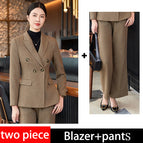 apricot blazer+pants / S