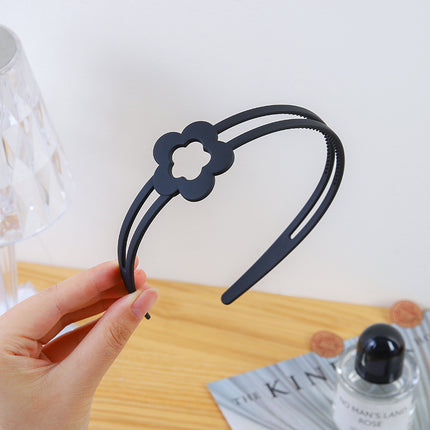 Girls' toothed non-slip matte headband summer simple broken hair artifact girls' headdress non-tightening student headband