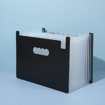 Accordion File Folder with 13/25 Compartments for Student Test Paper Classification, Edge-Bound Portable Document Bag, Test Paper Storage Bag