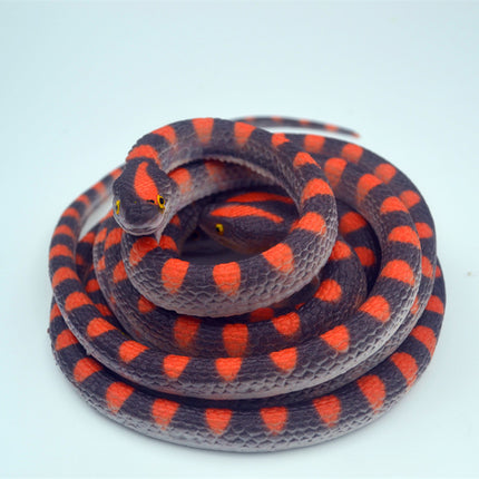 New Soft Rubber Pattern Python, King Snake, Germanium Snake, Red Snake, Various High Artificial Fake Snake Models