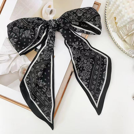 2025 New Long Scarf Korean Style Printed Temperament Scarf Summer Fashion Decorative Bangle Scarf Factory Wholesale
