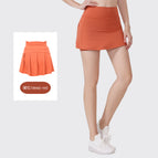Warm red skirt / 10/XXL